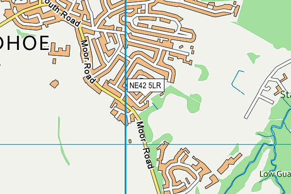 NE42 5LR map - OS VectorMap District (Ordnance Survey) NE42 5LR map - OS VectorMap District (Ordnance Survey)