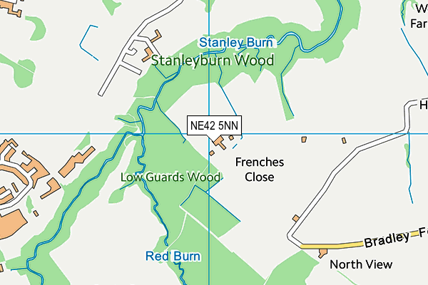 NE42 5NN map - OS VectorMap District (Ordnance Survey) NE42 5NN map - OS VectorMap District (Ordnance Survey)