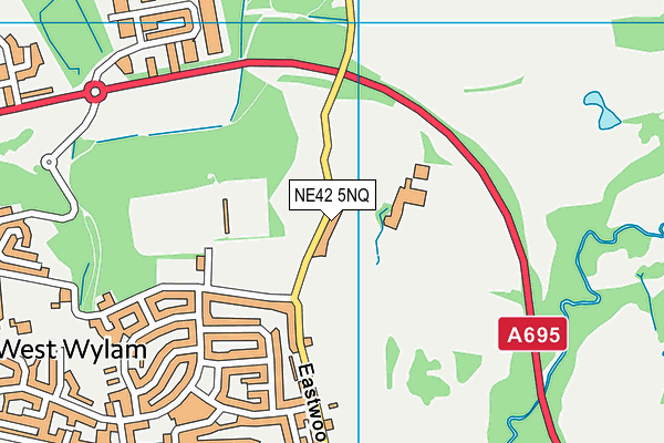 NE42 5NQ map - OS VectorMap District (Ordnance Survey) NE42 5NQ map - OS VectorMap District (Ordnance Survey)