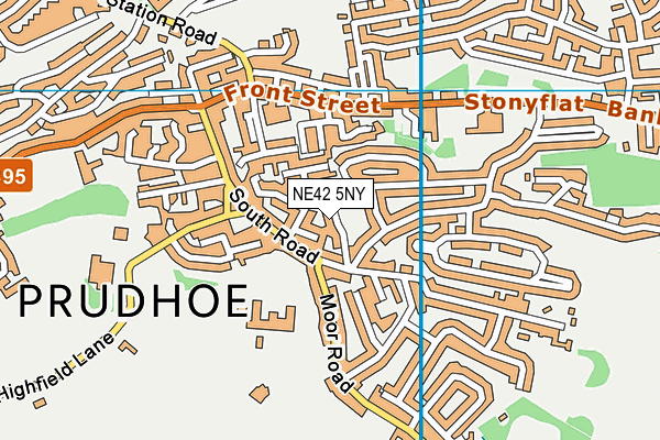 NE42 5NY map - OS VectorMap District (Ordnance Survey) NE42 5NY map - OS VectorMap District (Ordnance Survey)