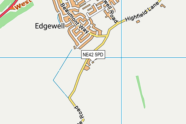 NE42 5PD map - OS VectorMap District (Ordnance Survey) NE42 5PD map - OS VectorMap District (Ordnance Survey)