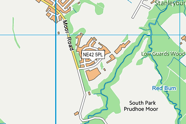 NE42 5PL map - OS VectorMap District (Ordnance Survey) NE42 5PL map - OS VectorMap District (Ordnance Survey)