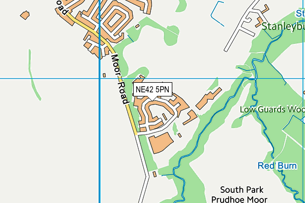 NE42 5PN map - OS VectorMap District (Ordnance Survey) NE42 5PN map - OS VectorMap District (Ordnance Survey)