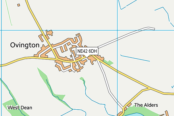 NE42 6DH map - OS VectorMap District (Ordnance Survey) NE42 6DH map - OS VectorMap District (Ordnance Survey)