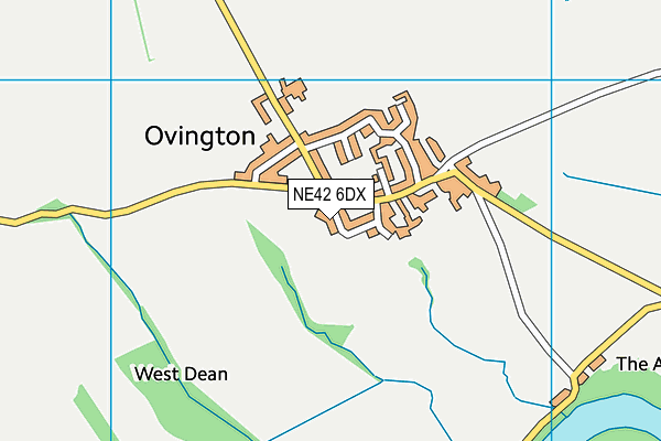 NE42 6DX map - OS VectorMap District (Ordnance Survey) NE42 6DX map - OS VectorMap District (Ordnance Survey)
