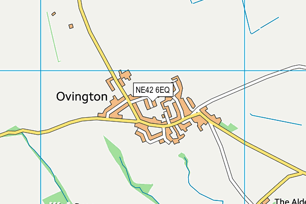 NE42 6EQ map - OS VectorMap District (Ordnance Survey)