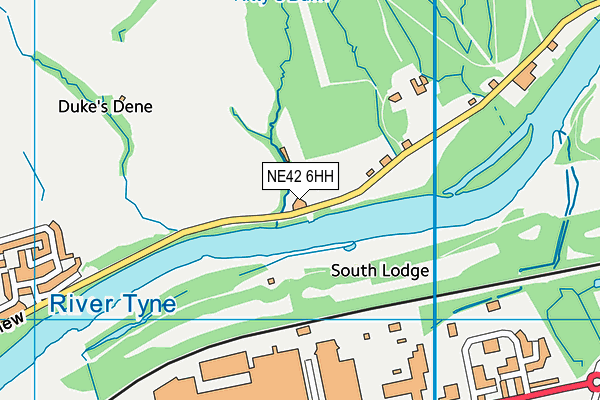 NE42 6HH map - OS VectorMap District (Ordnance Survey) NE42 6HH map - OS VectorMap District (Ordnance Survey)