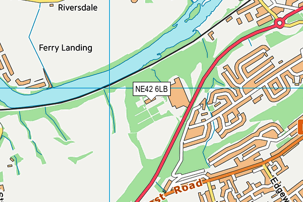NE42 6LB map - OS VectorMap District (Ordnance Survey) NE42 6LB map - OS VectorMap District (Ordnance Survey)
