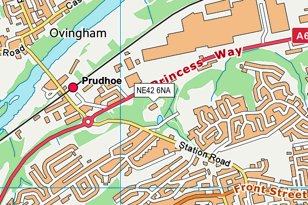 NE42 6NA map - OS VectorMap District (Ordnance Survey) NE42 6NA map - OS VectorMap District (Ordnance Survey)