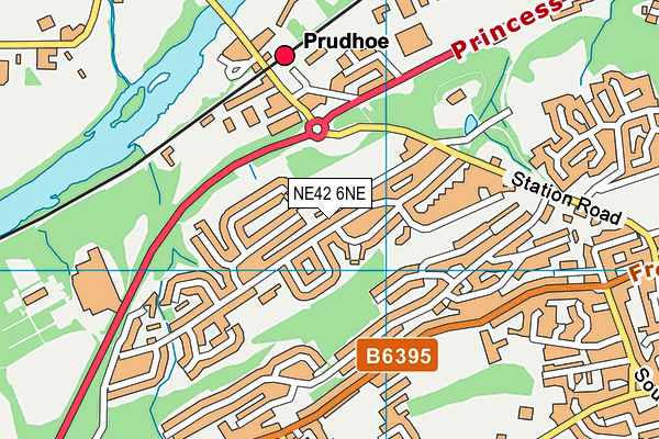 NE42 6NE map - OS VectorMap District (Ordnance Survey) NE42 6NE map - OS VectorMap District (Ordnance Survey)