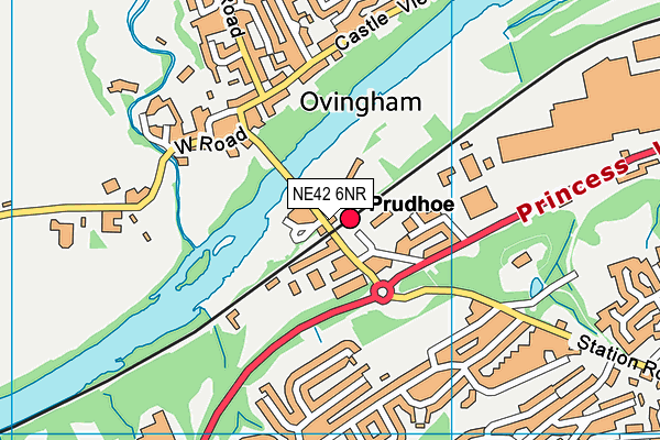 NE42 6NR map - OS VectorMap District (Ordnance Survey)