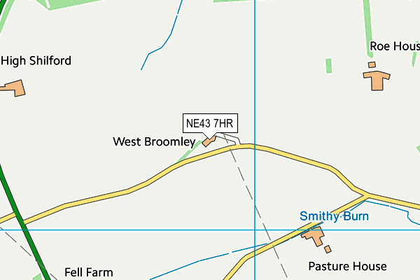 NE43 7HR map - OS VectorMap District (Ordnance Survey) NE43 7HR map - OS VectorMap District (Ordnance Survey)