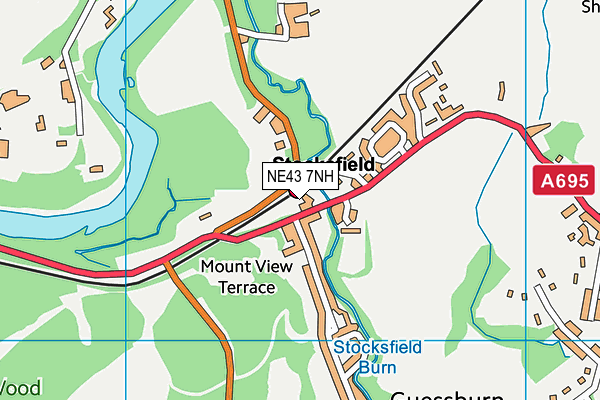 NE43 7NH map - OS VectorMap District (Ordnance Survey) NE43 7NH map - OS VectorMap District (Ordnance Survey)
