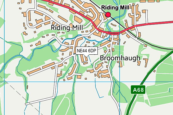 NE44 6DP map - OS VectorMap District (Ordnance Survey) NE44 6DP map - OS VectorMap District (Ordnance Survey)