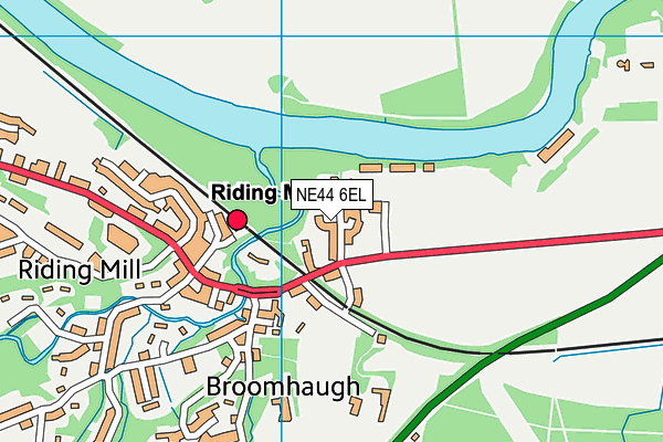 NE44 6EL map - OS VectorMap District (Ordnance Survey) NE44 6EL map - OS VectorMap District (Ordnance Survey)