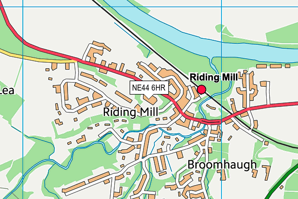 NE44 6HR map - OS VectorMap District (Ordnance Survey) NE44 6HR map - OS VectorMap District (Ordnance Survey)