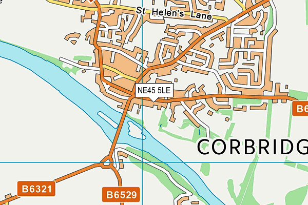 NE45 5LE map - OS VectorMap District (Ordnance Survey) NE45 5LE map - OS VectorMap District (Ordnance Survey)