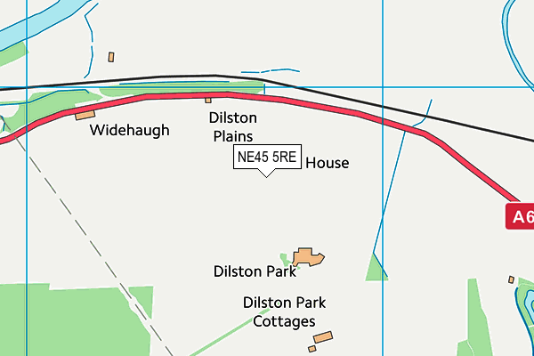 NE45 5RE map - OS VectorMap District (Ordnance Survey) NE45 5RE map - OS VectorMap District (Ordnance Survey)