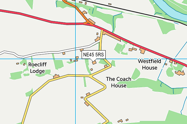 NE45 5RS map - OS VectorMap District (Ordnance Survey) NE45 5RS map - OS VectorMap District (Ordnance Survey)