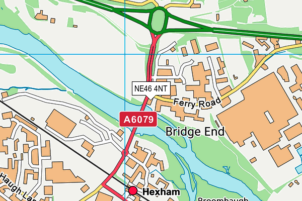 NE46 4NT map - OS VectorMap District (Ordnance Survey) NE46 4NT map - OS VectorMap District (Ordnance Survey)