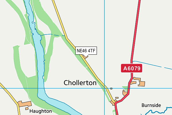 NE46 4TF map - OS VectorMap District (Ordnance Survey) NE46 4TF map - OS VectorMap District (Ordnance Survey)