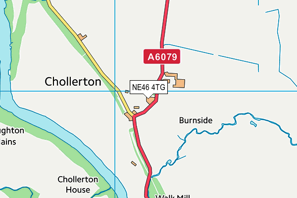 NE46 4TG map - OS VectorMap District (Ordnance Survey) NE46 4TG map - OS VectorMap District (Ordnance Survey)