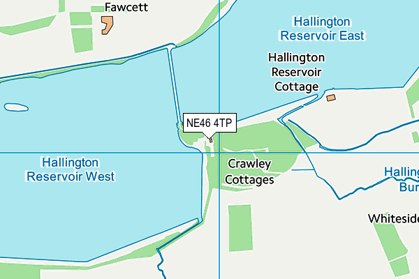 NE46 4TP map - OS VectorMap District (Ordnance Survey) NE46 4TP map - OS VectorMap District (Ordnance Survey)