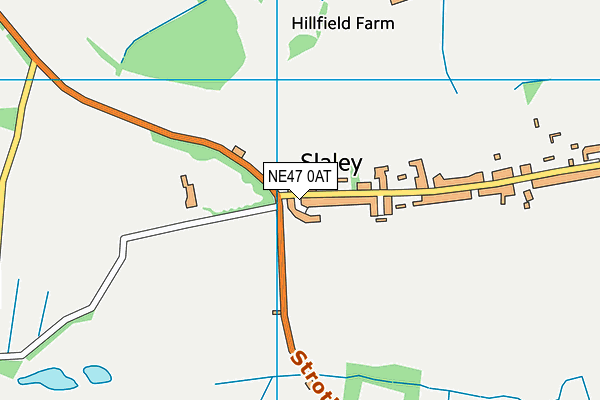 NE47 0AT map - OS VectorMap District (Ordnance Survey) NE47 0AT map - OS VectorMap District (Ordnance Survey)