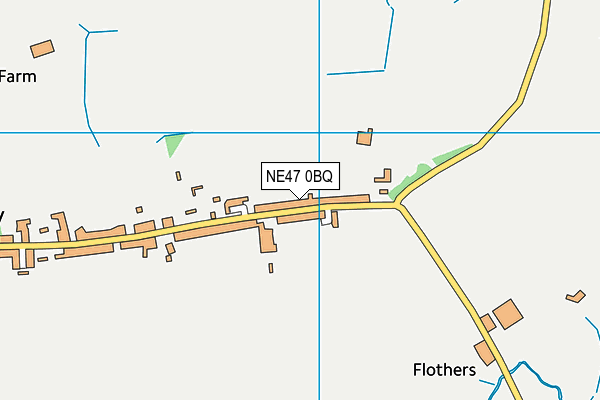 NE47 0BQ map - OS VectorMap District (Ordnance Survey) NE47 0BQ map - OS VectorMap District (Ordnance Survey)