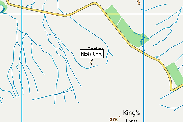 NE47 0HR map - OS VectorMap District (Ordnance Survey) NE47 0HR map - OS VectorMap District (Ordnance Survey)