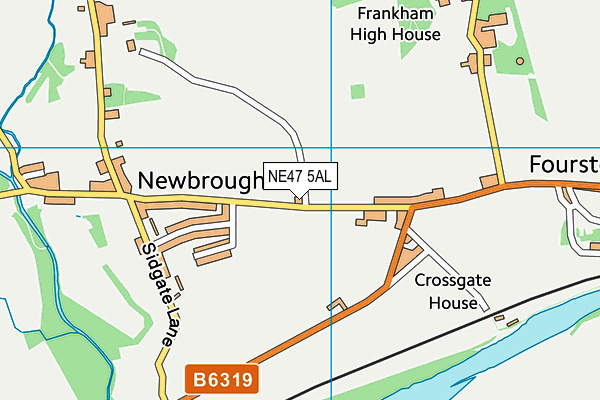 NE47 5AL map - OS VectorMap District (Ordnance Survey) NE47 5AL map - OS VectorMap District (Ordnance Survey)