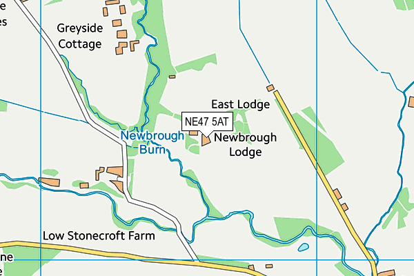NE47 5AT map - OS VectorMap District (Ordnance Survey) NE47 5AT map - OS VectorMap District (Ordnance Survey)