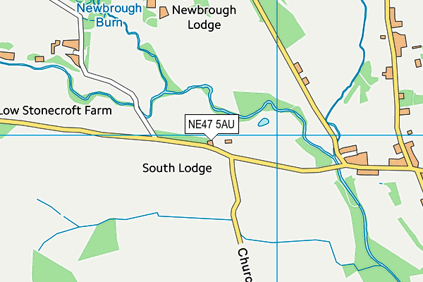 NE47 5AU map - OS VectorMap District (Ordnance Survey) NE47 5AU map - OS VectorMap District (Ordnance Survey)