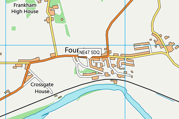 NE47 5DQ map - OS VectorMap District (Ordnance Survey) NE47 5DQ map - OS VectorMap District (Ordnance Survey)
