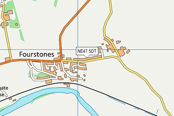 NE47 5DT map - OS VectorMap District (Ordnance Survey) NE47 5DT map - OS VectorMap District (Ordnance Survey)