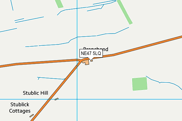 NE47 5LQ map - OS VectorMap District (Ordnance Survey) NE47 5LQ map - OS VectorMap District (Ordnance Survey)