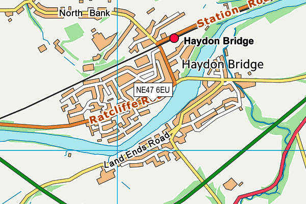 NE47 6EU map - OS VectorMap District (Ordnance Survey) NE47 6EU map - OS VectorMap District (Ordnance Survey)