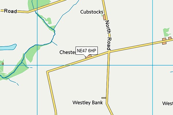 NE47 6HP map - OS VectorMap District (Ordnance Survey) NE47 6HP map - OS VectorMap District (Ordnance Survey)