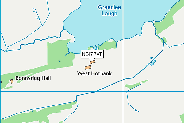 NE47 7AT map - OS VectorMap District (Ordnance Survey) NE47 7AT map - OS VectorMap District (Ordnance Survey)