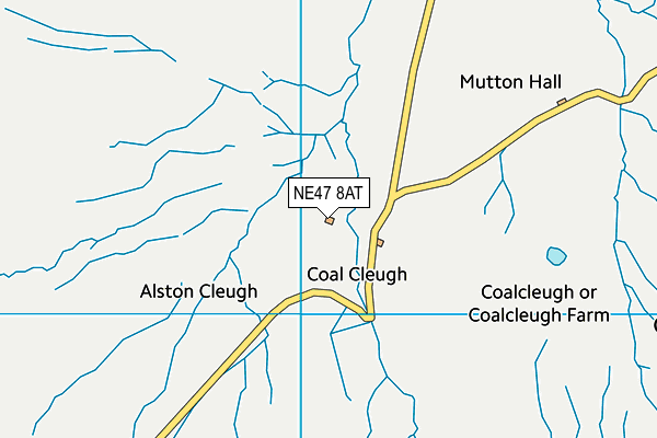 NE47 8AT map - OS VectorMap District (Ordnance Survey) NE47 8AT map - OS VectorMap District (Ordnance Survey)