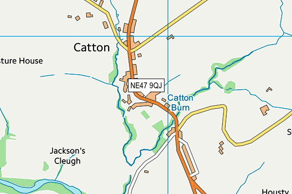 NE47 9QJ map - OS VectorMap District (Ordnance Survey) NE47 9QJ map - OS VectorMap District (Ordnance Survey)