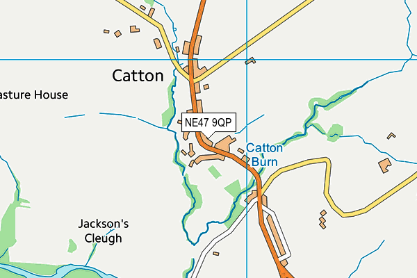NE47 9QP map - OS VectorMap District (Ordnance Survey) NE47 9QP map - OS VectorMap District (Ordnance Survey)
