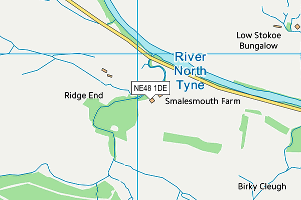 NE48 1DE map - OS VectorMap District (Ordnance Survey) NE48 1DE map - OS VectorMap District (Ordnance Survey)