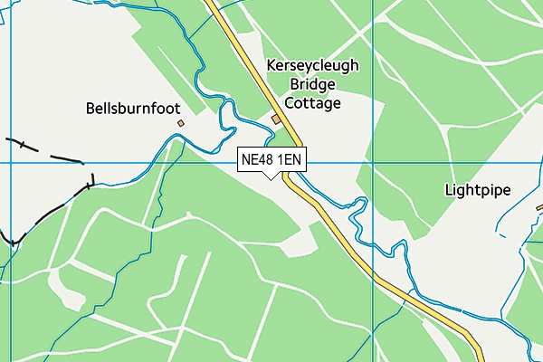 NE48 1EN map - OS VectorMap District (Ordnance Survey) NE48 1EN map - OS VectorMap District (Ordnance Survey)