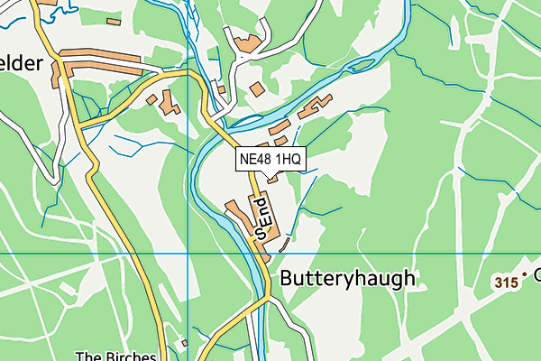 NE48 1HQ map - OS VectorMap District (Ordnance Survey) NE48 1HQ map - OS VectorMap District (Ordnance Survey)