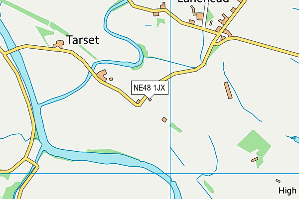 NE48 1JX map - OS VectorMap District (Ordnance Survey) NE48 1JX map - OS VectorMap District (Ordnance Survey)