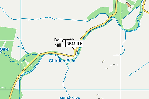 NE48 1LH map - OS VectorMap District (Ordnance Survey) NE48 1LH map - OS VectorMap District (Ordnance Survey)