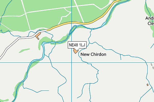 NE48 1LJ map - OS VectorMap District (Ordnance Survey) NE48 1LJ map - OS VectorMap District (Ordnance Survey)