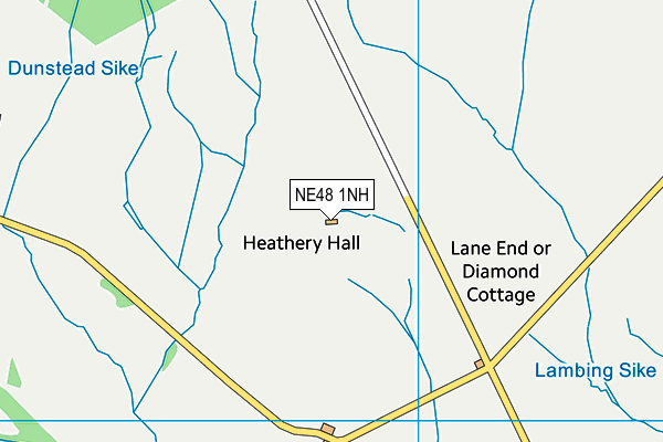 NE48 1NH map - OS VectorMap District (Ordnance Survey) NE48 1NH map - OS VectorMap District (Ordnance Survey)