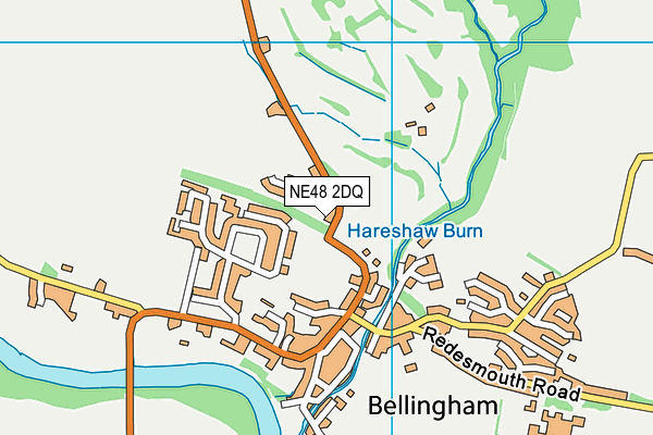 NE48 2DQ map - OS VectorMap District (Ordnance Survey) NE48 2DQ map - OS VectorMap District (Ordnance Survey)